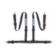 Sparco Belt 2 Inch Black 4Pt Snap-In Sparco Belt 2 Inch Black 4Pt Snap-In